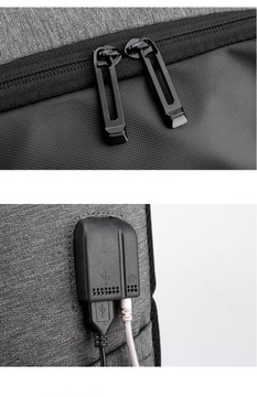 МУЖСКИЙ РЮКЗАК ДЛЯ НОУТБУКА ДЛЯ РАБОТЫ, USB, МНОГОФУНКЦИОНАЛЬНЫЙ