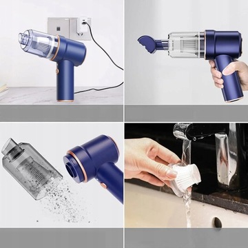 МОЩНЫЙ РУЧНОЙ БЕСПРОВОДНОЙ АВТОМОБИЛЬНЫЙ ПЫЛЕСОС