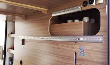 Авиационный рельс, рельс для крепления груза, 100 см ALU