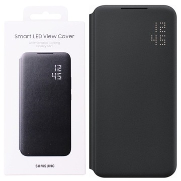 ETUI SAMSUNG LED VIEW GALAXY S22+ CZARNE