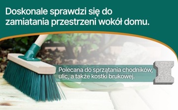 YORK Уличная метла 40 см + палка, ручка, 120 см для подметания улиц