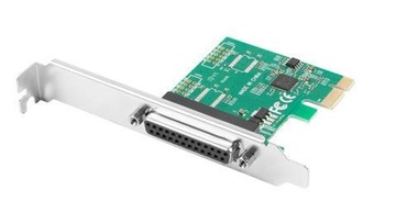 Karta PCI EXPRESS LPT (DB25) X1 LANBERG + ŚLEDŹ