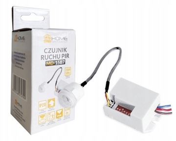 MINI CZUJNIK RUCHU ZMIERZCHU LED PIR 360° SENSOR