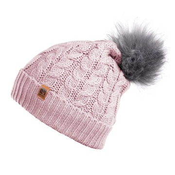 ЖЕНСКАЯ ЗИМНЯЯ ШАПКА С ПОМПОНОМ, ЮБКА И ПЕРЧАТКИ