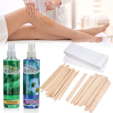 Zestaw depilacja 2x lotion 250ml ItalWax + paski