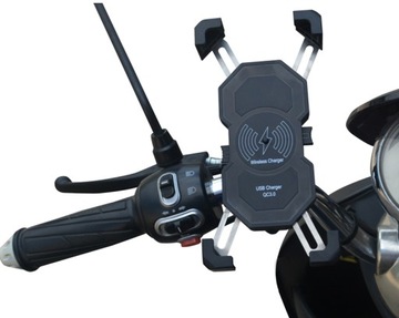 ДЕРЖАТЕЛЬ ДЛЯ ТЕЛЕФОНА ИНДУКТИВНОЕ ЗАРЯДНОЕ УСТРОЙСТВО 15 Вт USB QC3.0