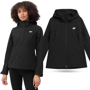 KURTKA DAMSKA PRZEJŚCIOWA 4F SOFTSHELL SS23F046