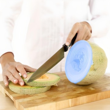 КРЫШКИ СИЛИКОНОВЫЕ набор 6 шт., универсальные для пищевых продуктов, гибкие