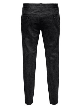 Only & Sons Chinosy Mark 22013727 Szary Slim Fit