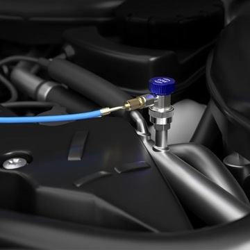 ПЕРЕХОДНИК БЫСТРО РАЗЪЕМА КОНДИЦИОНЕРА ВОЗДУХА R134A 1/4 ДЛЯ КОНДИЦИОНЕРА ВОЗДУХА LP/HP