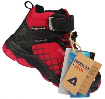 Dziecięce zimowe buty American Club AHL-36RE