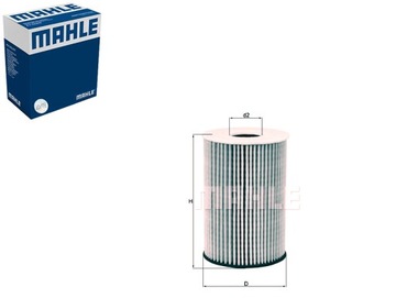 FILTR OLEJU AUDI VW MAHLE