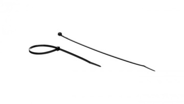 Opaska kablowa 2,5mm 140mm czarna UV 100 szt.