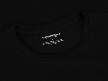 EMPORIO ARMANI markowa koszulka Longsleeve BLACK M