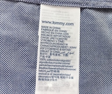 TOMMY HILFIGER Koszula Tailored Slim Fit LOGO XL