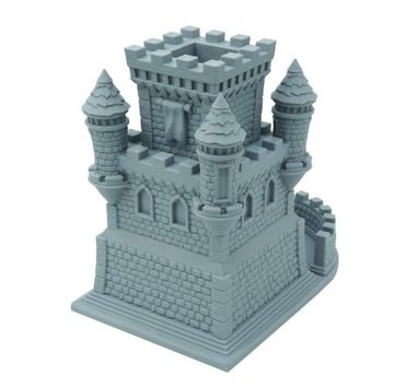 Башня для игры в кости бастиона защитника Светло-серый