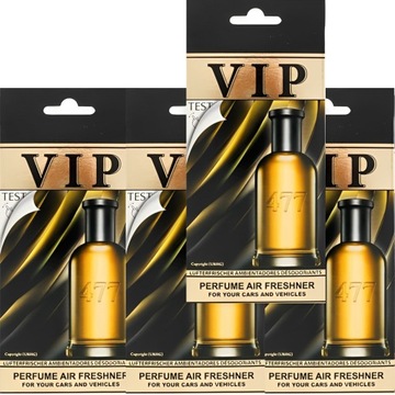 ZESTAW 4 ZAWIESZEK DO SAMOCHODU VIP BOTTLED INTENS