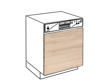 ecoModel Front do zmywarek FZ 60A Dąb Sonoma Jasna