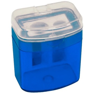 Пластиковая точилка с двойным контейнером.