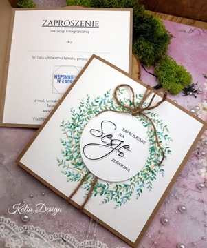 С5п8. Логотип Приглашения на фотосессию фотосессия ВЕНКИ крафт выкройки