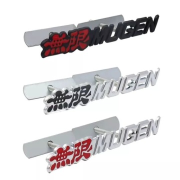 Отпечатка эмблемы в гриле Mugen Metal Honda Tuning
