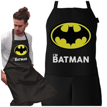 FARTUCH I'M BATMAN KUBEK BATMAN PREZENT DLA FACETA