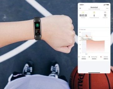 Умные часы SMARTBAND Rubicon RNCF05 черные