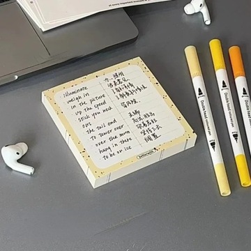 100 Pads/Pack Transparent Inches Posted it Sticky Note Pads Notepads Posits