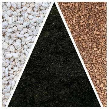 Żyzna Ziemia Ogrodowa + Keramzyt + Perlit ZESTAW