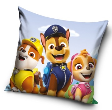 PSI PATROL POSZEWKA NA PODUSZKĘ PIESKI 40x40
