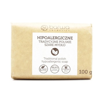 Barwa hipoalergiczne tradycyjne szare mydło 100 g