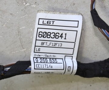 BMW 6 F13 INSTALACE SVAZEK DVEŘE PŘEDNÍ 9259835