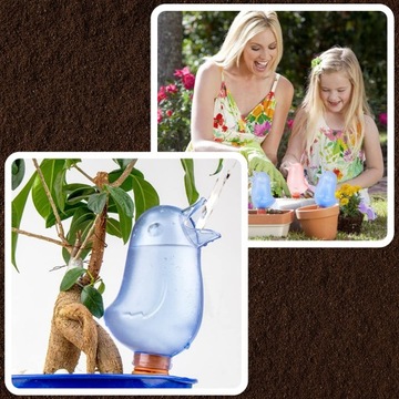 ИРРИГЕР ДЛЯ РАСТЕНИЙ ЦВЕТОВ ПОЛИВ ГОРШКОВ ДОЗАТОР ВОДЫ GARDEN BIRD
