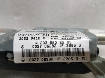 AIRBAG DVEŘE LEVÝ PŘEDNÍ MERCEDES W203 A2038602505