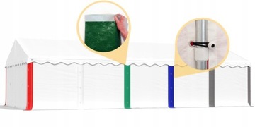 Палатка для хранения 3х8м Гаражи DAS 240 S