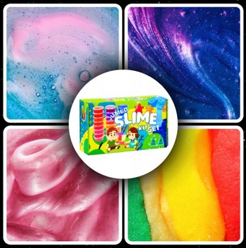 НАБОР SLIME LARGE SLIME XXL — пластиковая масса 128 в 1