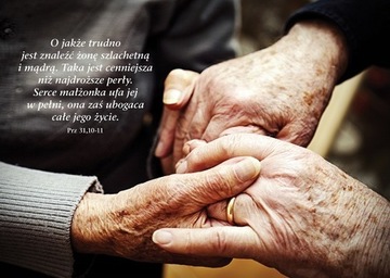 Kartka 24 z wersetem O jakże trudno jest znaleźć