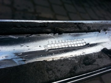 FORD MONDEO MK4 ХРОМИРОВАННАЯ НАКЛАДКА КОРЗИНЫ 7S71-8B271-A