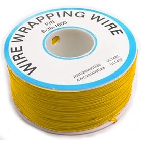 Przewód kynar 0,24mm żółty 4mb