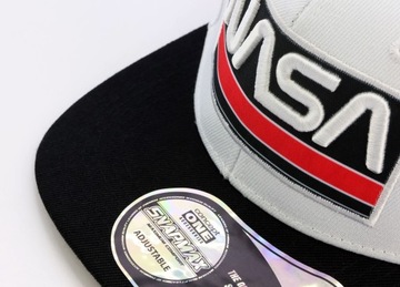 Бейсболка НАСА Космическое Агентство Логотип Надпись Вышивка 54-59см SNAPBACK