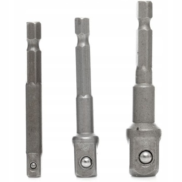 ADAPTERY REDUKCJE NASADKI DO WKRĘTARKI 1/4 3/8 1/2