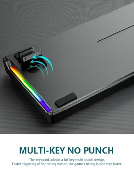 60% Мини-механическая игровая клавиатура K620 61