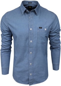 LEE KOSZULA REGULAR FIT blue union M
