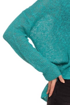 СВИТЕР ЖЕНСКИЙ ТОНКИЙ, АЖУРНЫЙ, СВОБОДНОГО КРАЯ, МОДНЫЙ ДЖЕМПЕР MORAJ, размер XXL