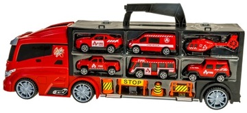 Smily Truck FIRE 5 машин Вертолет МАШИНЫ