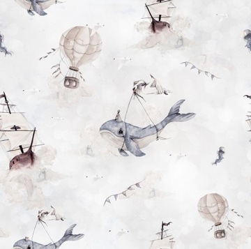 Otulacz bambusowy Podniebny ocean 70x100cm