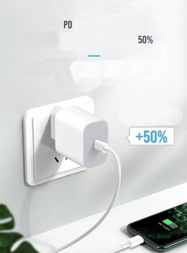 БЫСТРОЕ ЗАРЯДНОЕ УСТРОЙСТВО USB-C Type C PD 18 Вт QC 3.0 5 В 9 В 12 В для Apple iPhone