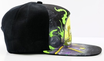 Czapka z prostym daszkiem męska Rick and Morty SNAPBACK 55-60cm czarna HAFT