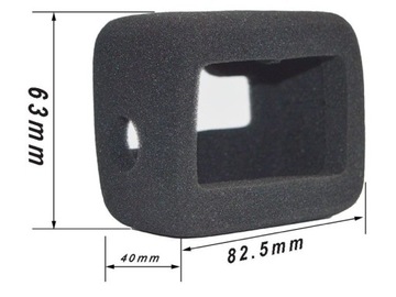 Звукоизоляционная пенопластовая губка для ветрозащитного экрана — GoPro 8