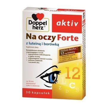 Doppelherz Aktiv Na oczy FORTE 30 kapsułek luteina